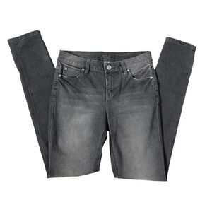 Cache Black Wash Straight Leg Boho Jeans SZ 2